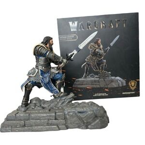 Swordfish Tech Warcraft Lothar Statue Phone Charging Dock